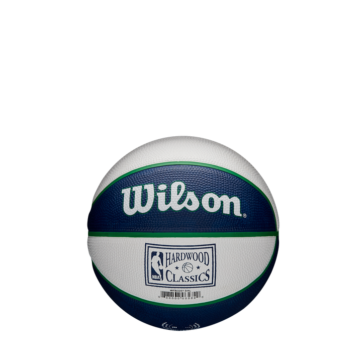 DALLAS MAVERICKS WILSON MINI HARDWOOD CLASSIC BASKETBALL