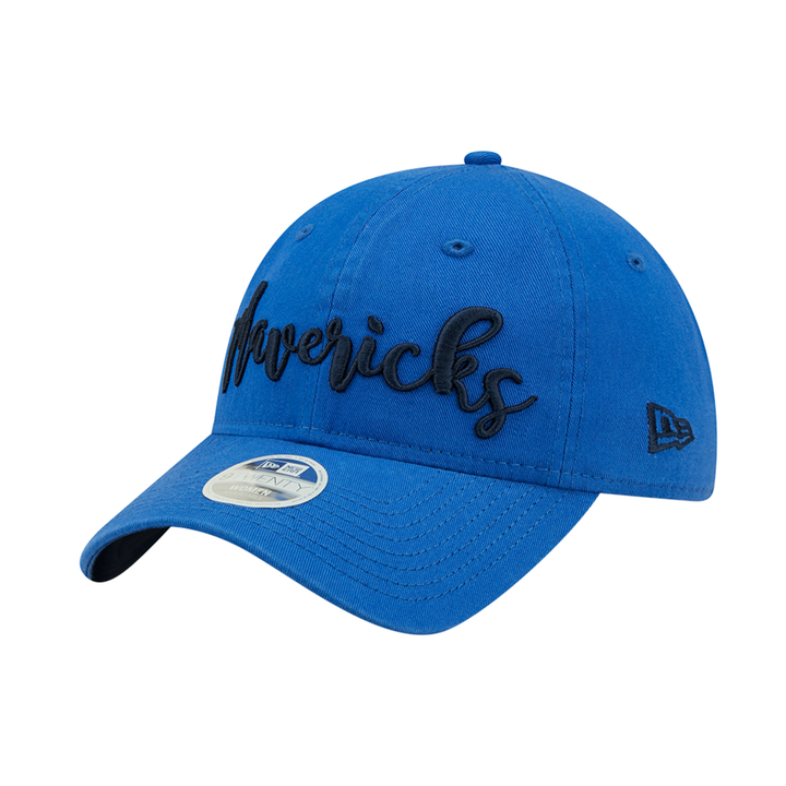 DALLAS MAVERICKS NEW ERA WOMEN'S SCRIPT 9TWENTY CAP