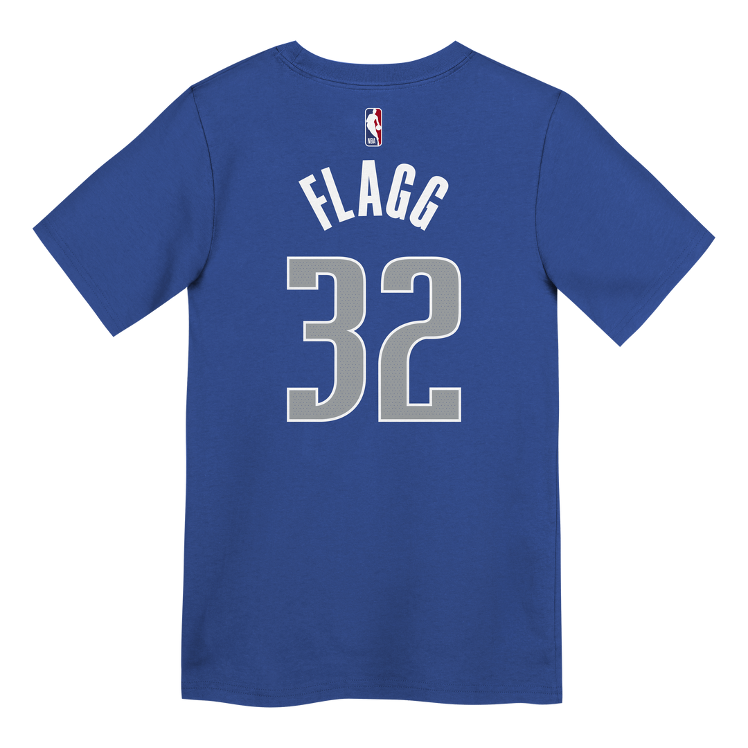 DALLAS MAVERICKS NIKE KIDS ICON COOPER FLAGG NAME & NUMBER TEE