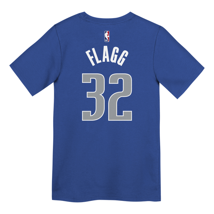 DALLAS MAVERICKS NIKE KIDS ICON COOPER FLAGG NAME & NUMBER TEE