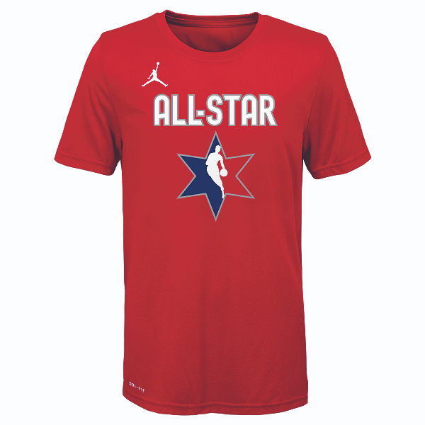 DALLAS MAVERICKS YOUTH LUKA DONČIĆ ALL-STAR 2020 RED PLAYER TEE