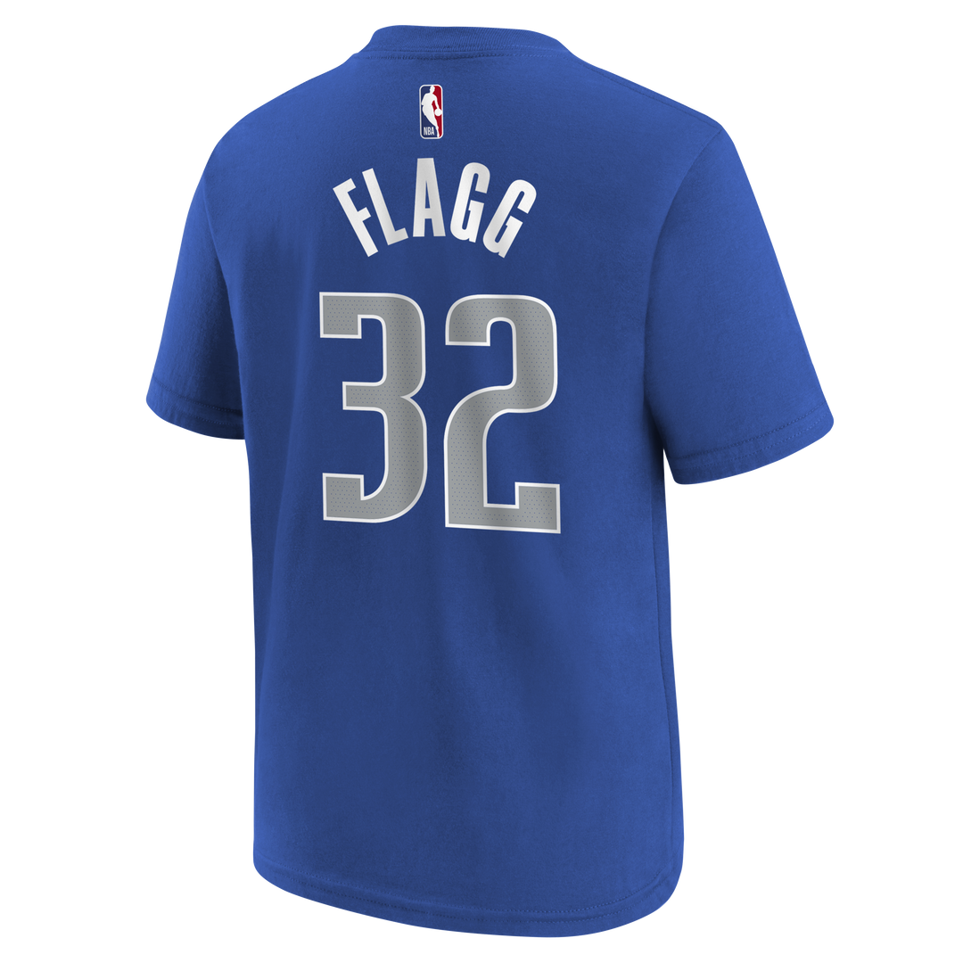 DALLAS MAVERICKS NIKE YOUTH ICON COOPER FLAGG NAME & NUMBER TEE