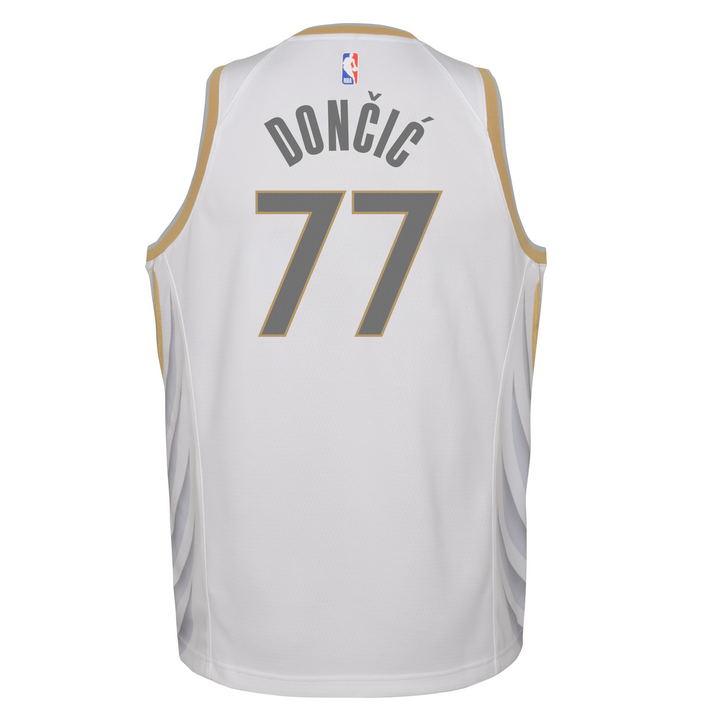 DALLAS MAVERICKS YOUTH NIKE LUKA DONČIĆ 20-21 CITY EDITION SWINGMAN JERSEY