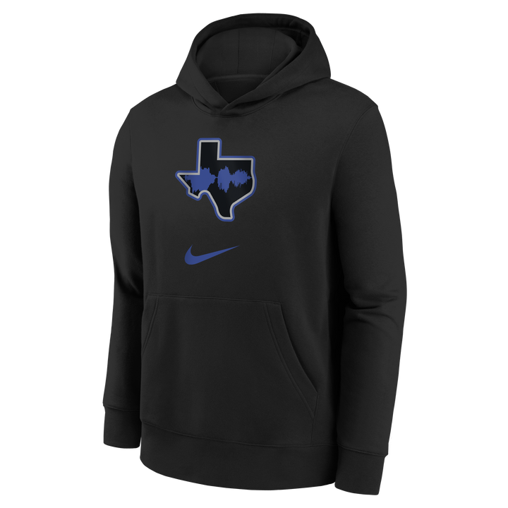DALLAS MAVERICKS NIKE OUTERSTUFF CITY EDITION 2023-24 BLACK HOODIE - YOUTH