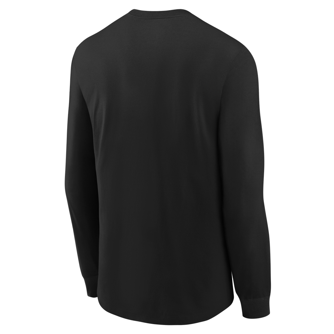 DALLAS MAVERICKS NIKE OUTERSTUFF CITY EDITION 2023-24 BLACK LONG-SLEEVE TEE - YOUTH