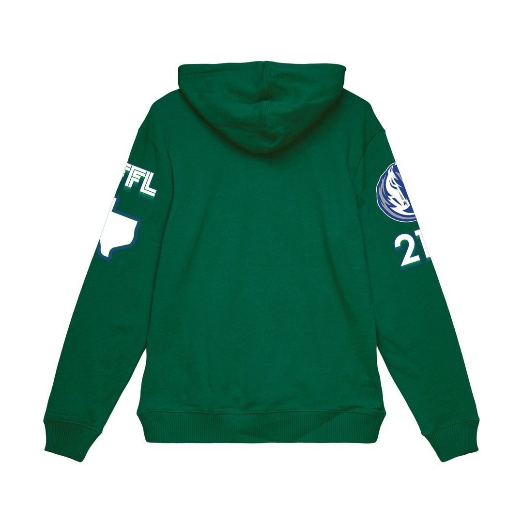 DALLAS MAVERICKS MITCHELL & NESS 2022-23 CITY EDITION GREEN HOODIE