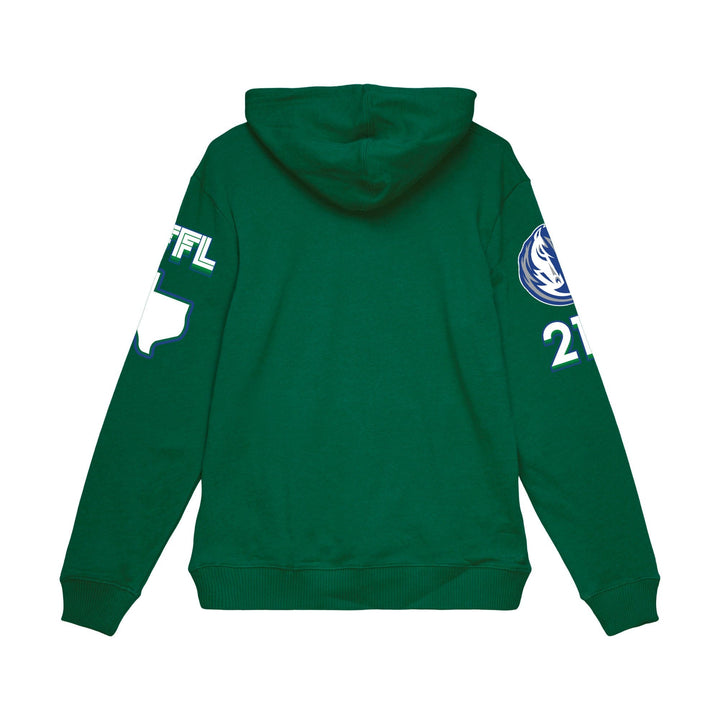 DALLAS MAVERICKS MITCHELL & NESS 2022-23 CITY EDITION GREEN HOODIE