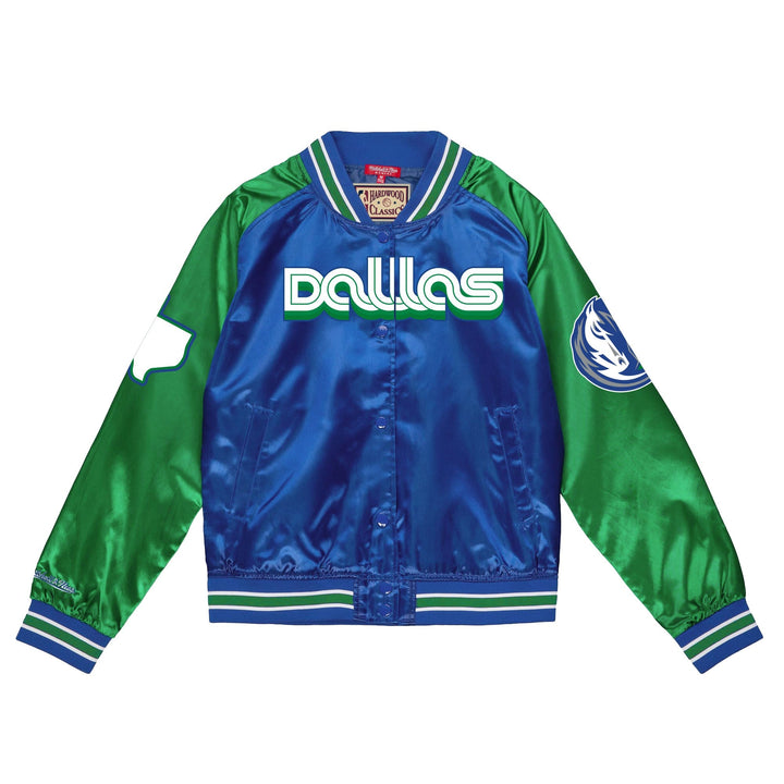 DALLAS MAVERICKS MITCHELL & NESS 2022-23 CITY EDITION  LIGHTWEIGHT SATIN JACKET