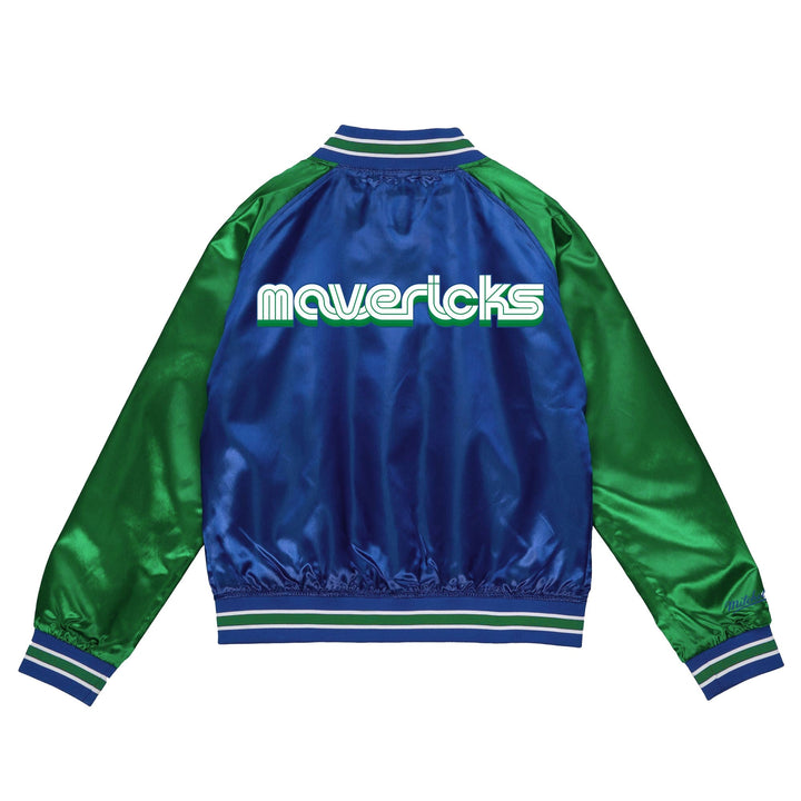 DALLAS MAVERICKS MITCHELL & NESS 2022-23 CITY EDITION  LIGHTWEIGHT SATIN JACKET