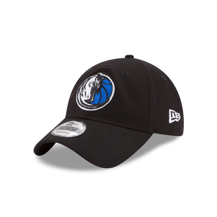 DALLAS MAVERICKS WOMENS NEW ERA 9TWENTY FREE THROW BLACK CAP ADJUSTABLE