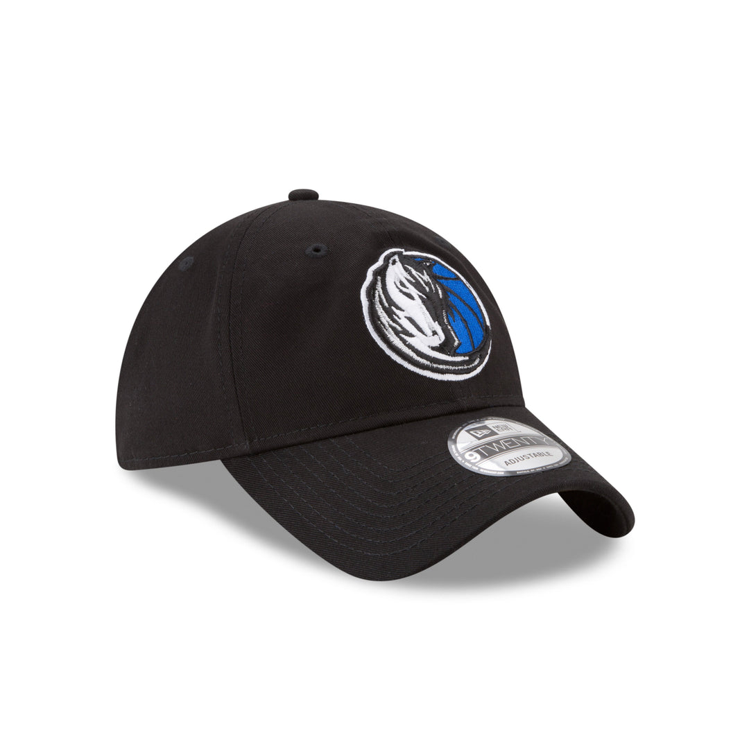DALLAS MAVERICKS WOMENS NEW ERA 9TWENTY FREE THROW BLACK CAP ADJUSTABLE