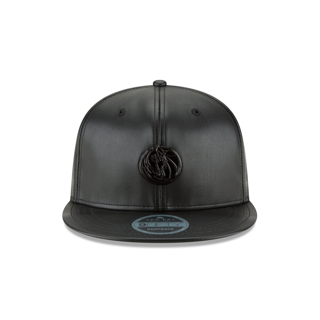 DALLAS MAVERICKS NEW ERA 9FIFTY GLOSSY METAL SNAPBACK CAP