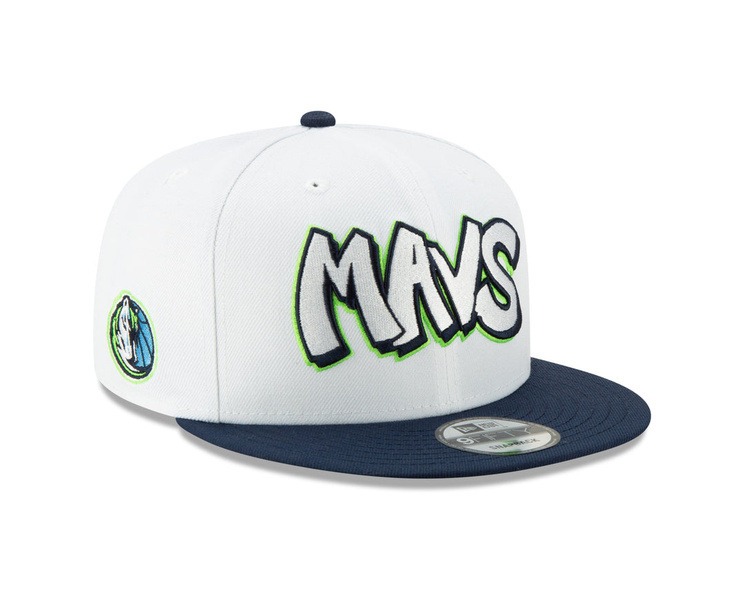 DALLAS MAVERICKS NEW ERA CITY EDITION 19-20 9FIFTY WHITE CAP