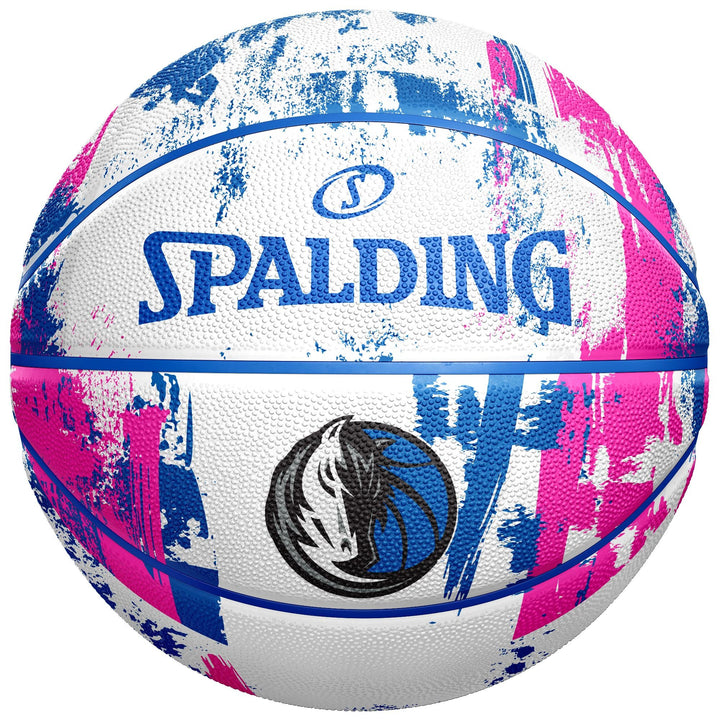 DALLAS MAVERICKS SPALDING B3 HH PINK MARBLE BASKET BALL