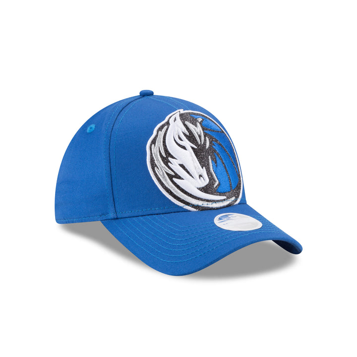 DALLAS MAVERICKS WOMENS NEW ERA GLITTER GLAM 9FORTY CAP