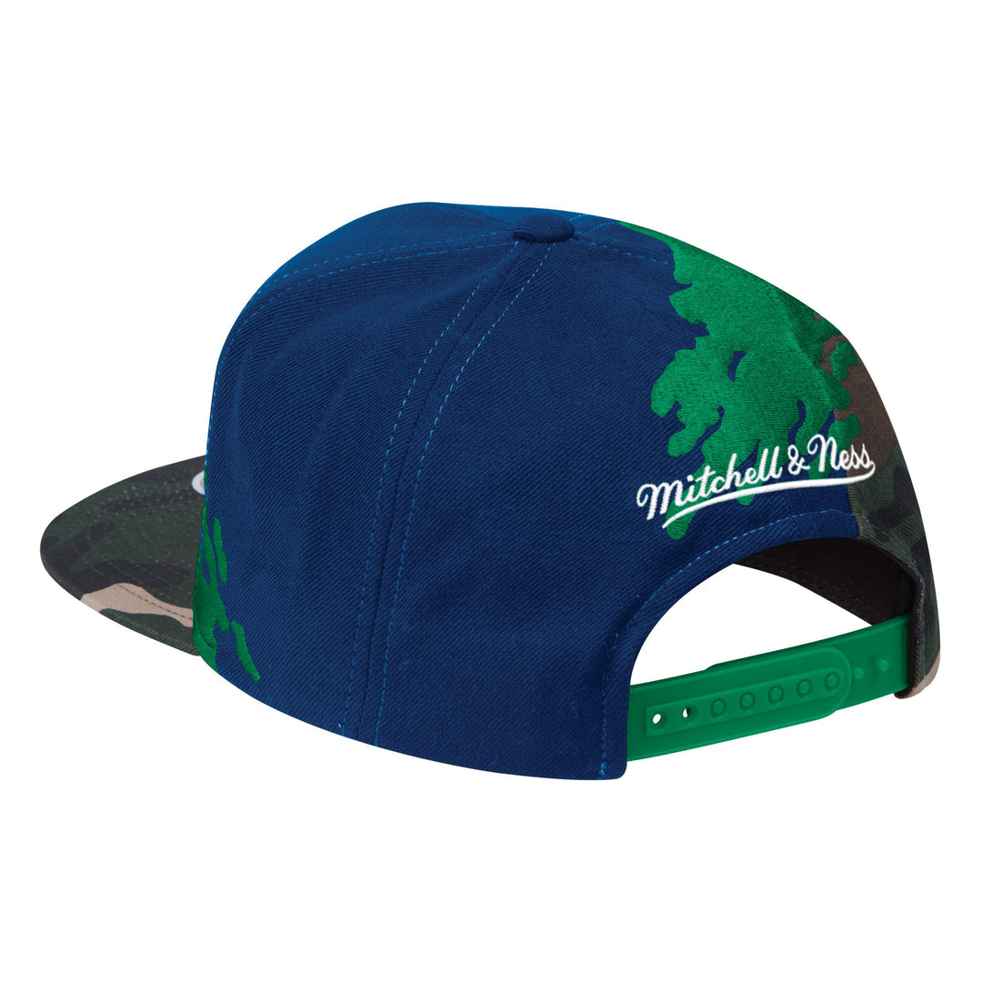 DALLAS MAVERICKS HWC CAMO PAINT SNAPBACK