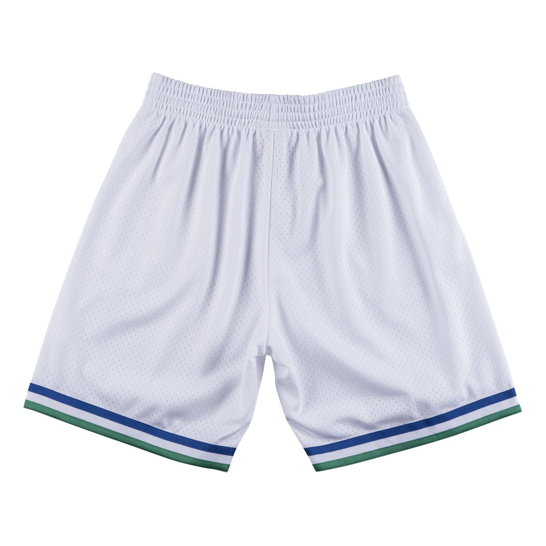 DALLAS MAVERICKS WHITE HARDWOOD CLASSIC SWINGMAN SHORTS