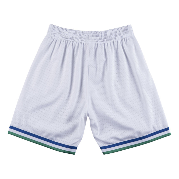 DALLAS MAVERICKS WHITE HARDWOOD CLASSIC SWINGMAN SHORTS