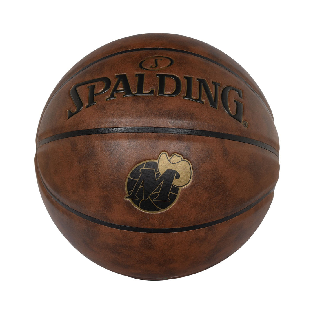 DALLAS MAVERICKS 17 B7 HWC LEGEND LEATHER BASKETBALL - mavstest