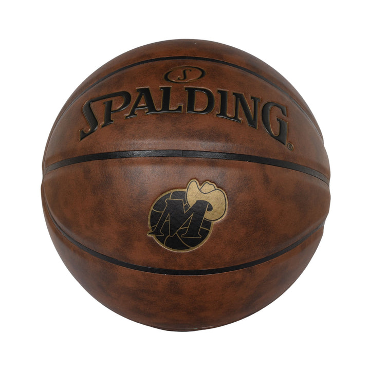 DALLAS MAVERICKS 17 B7 HWC LEGEND LEATHER BASKETBALL - mavstest