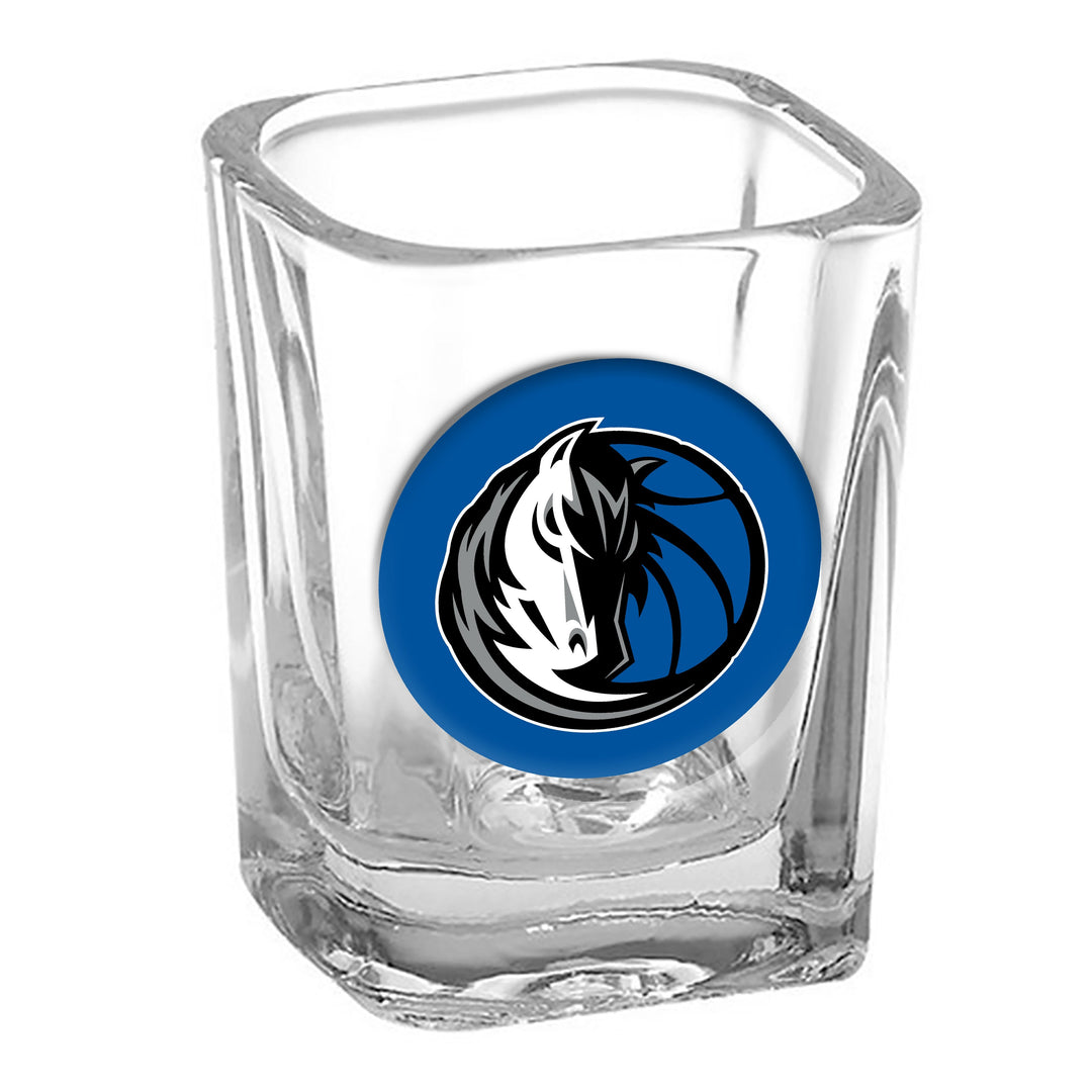 DALLAS MAVERICKS 2 OZ HH SQUARE SHOT GLASS - mavstest