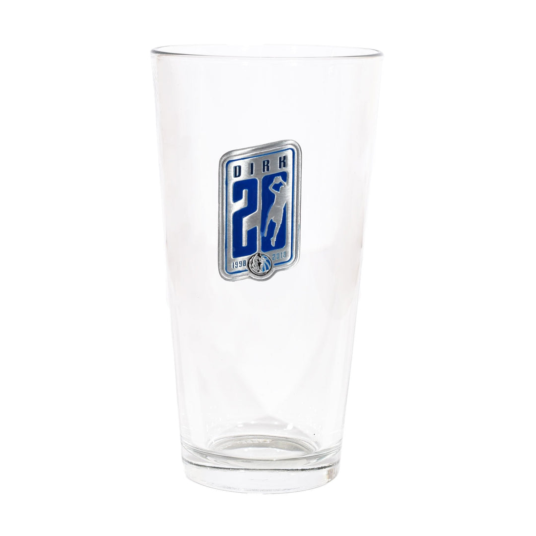 DALLAS MAVERICKS 22 OZ DIRK 20 PINT GLASS - mavstest