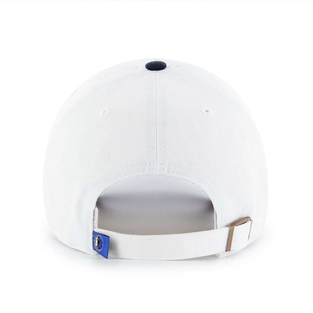 DALLAS MAVERICKS 47 BRAND 2TONE WHITE NAVY CAP - mavstest