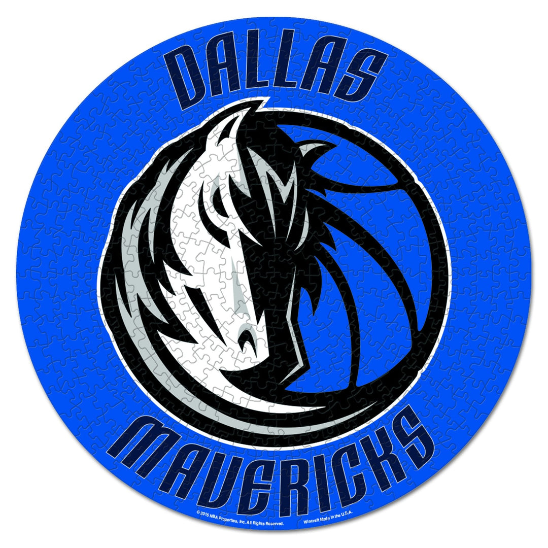 DALLAS MAVERICKS 500 PC ROUND PUZZLE - mavstest