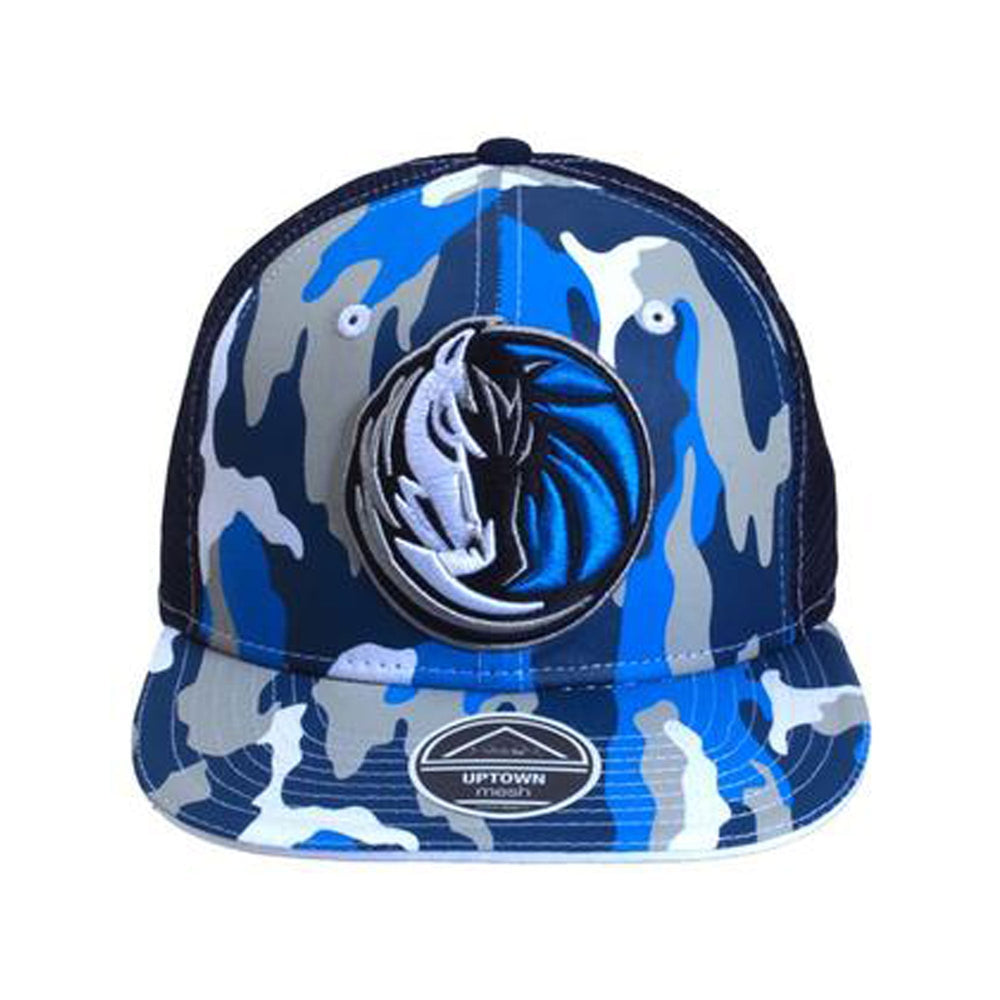 DALLAS MAVERICKS ALREADY DESIGN HH CAMO FRONT SNAPBACK CAP - mavstest