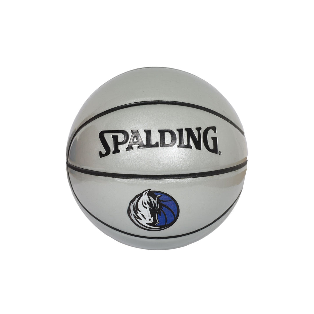 DALLAS MAVERICKS B3 MINI SILVER GLOSSY BALL - mavstest