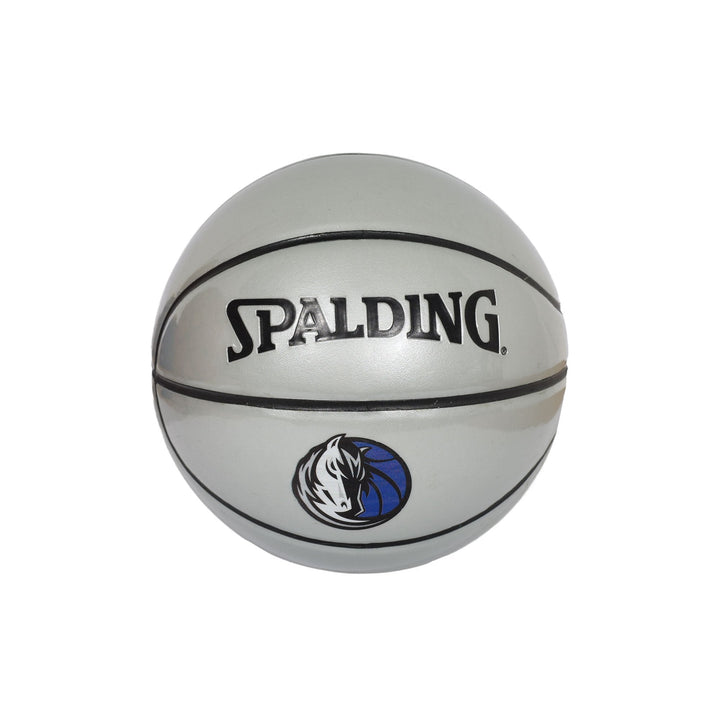 DALLAS MAVERICKS B3 MINI SILVER GLOSSY BALL - mavstest
