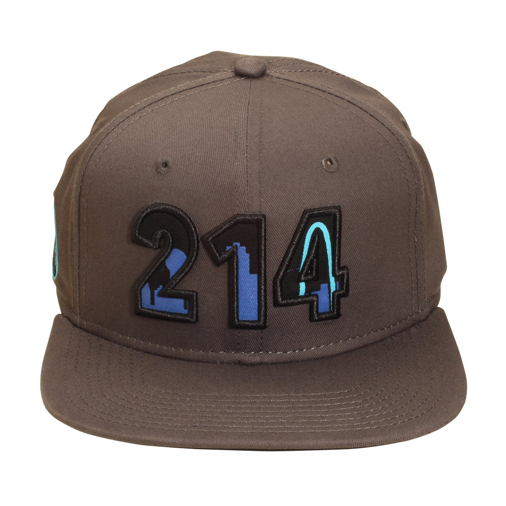 DALLAS MAVERICKS CITY EDITION 2018-2019 SKYLINE 214 ANTHRACITE SNAPBACK CAP - mavstest