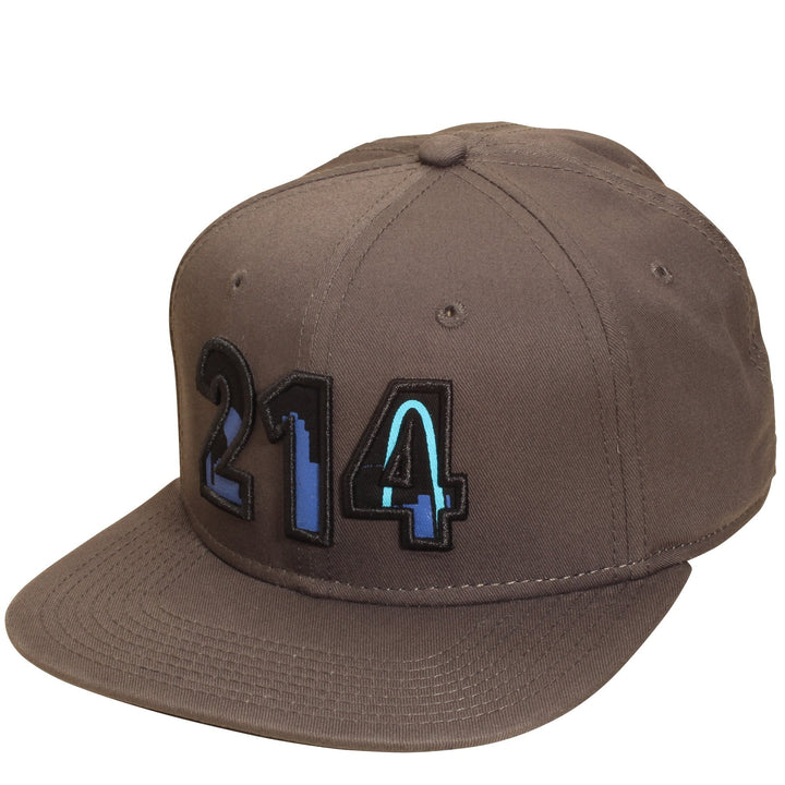 DALLAS MAVERICKS CITY EDITION 2018-2019 SKYLINE 214 ANTHRACITE SNAPBACK CAP - mavstest