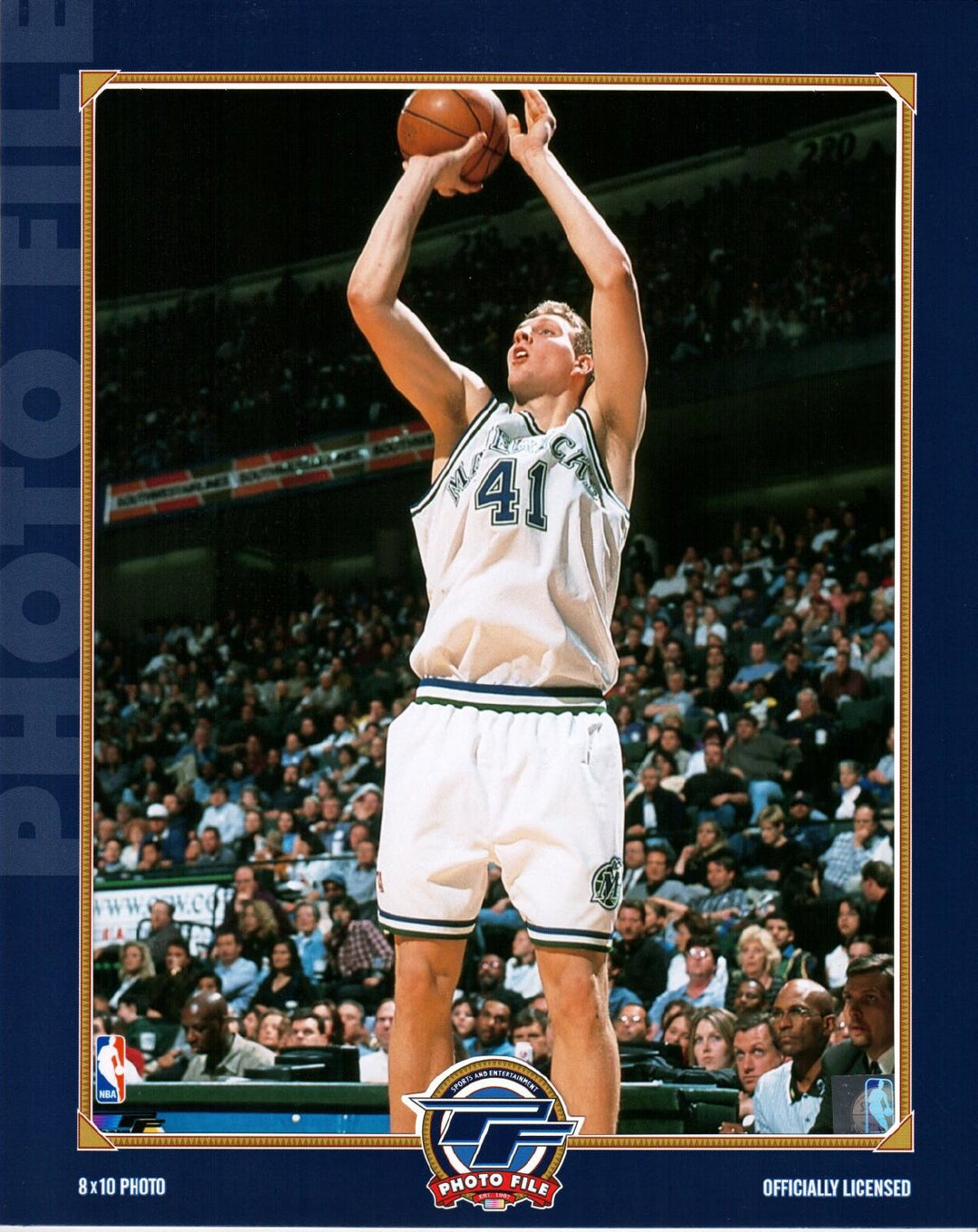 DALLAS MAVERICKS DIRK HARDWOOD CLASSIC 8X10 PHOTO - mavstest