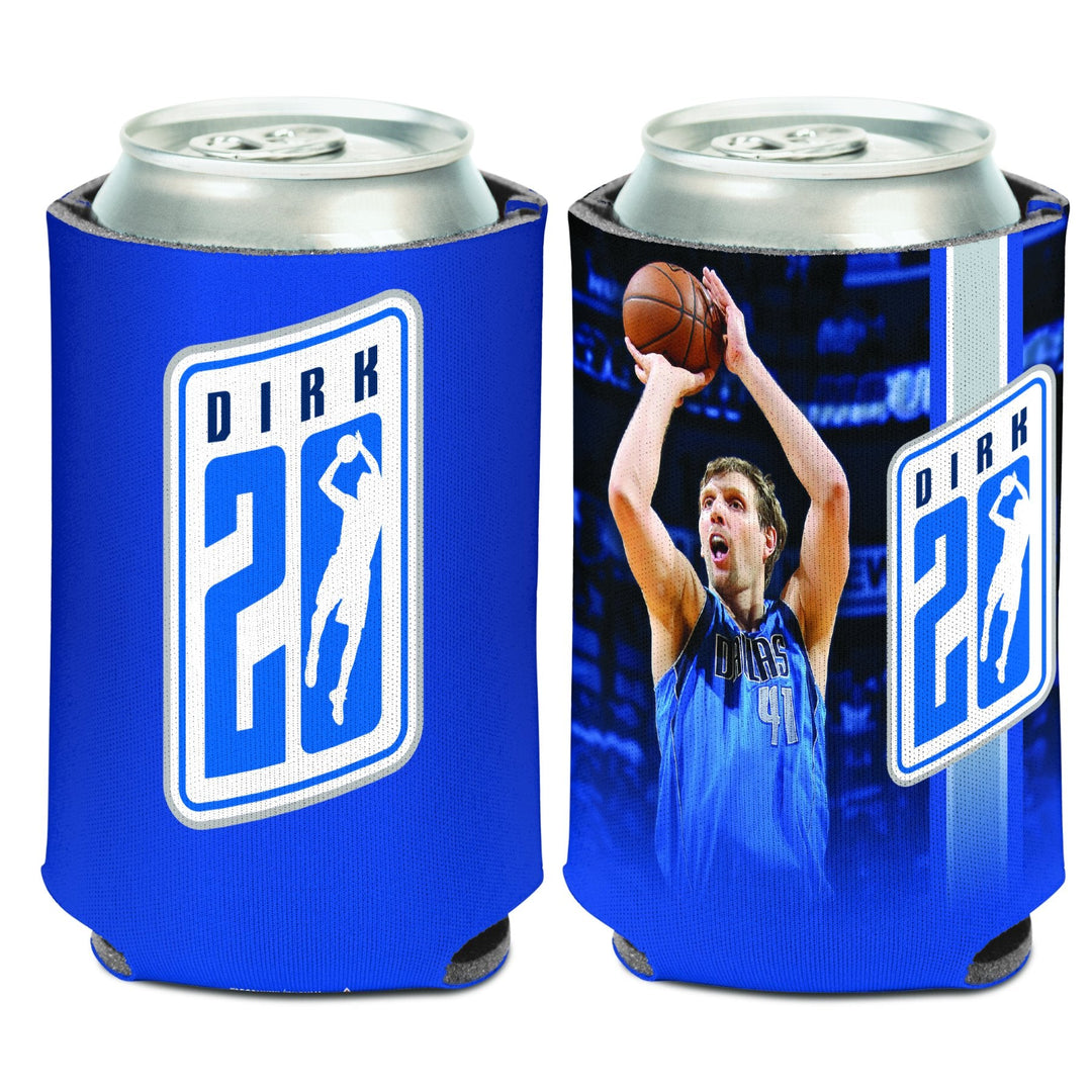 DALLAS MAVERICKS DIRK NOWITZKI 20 CAN KOOZIE 12 OZ - mavstest