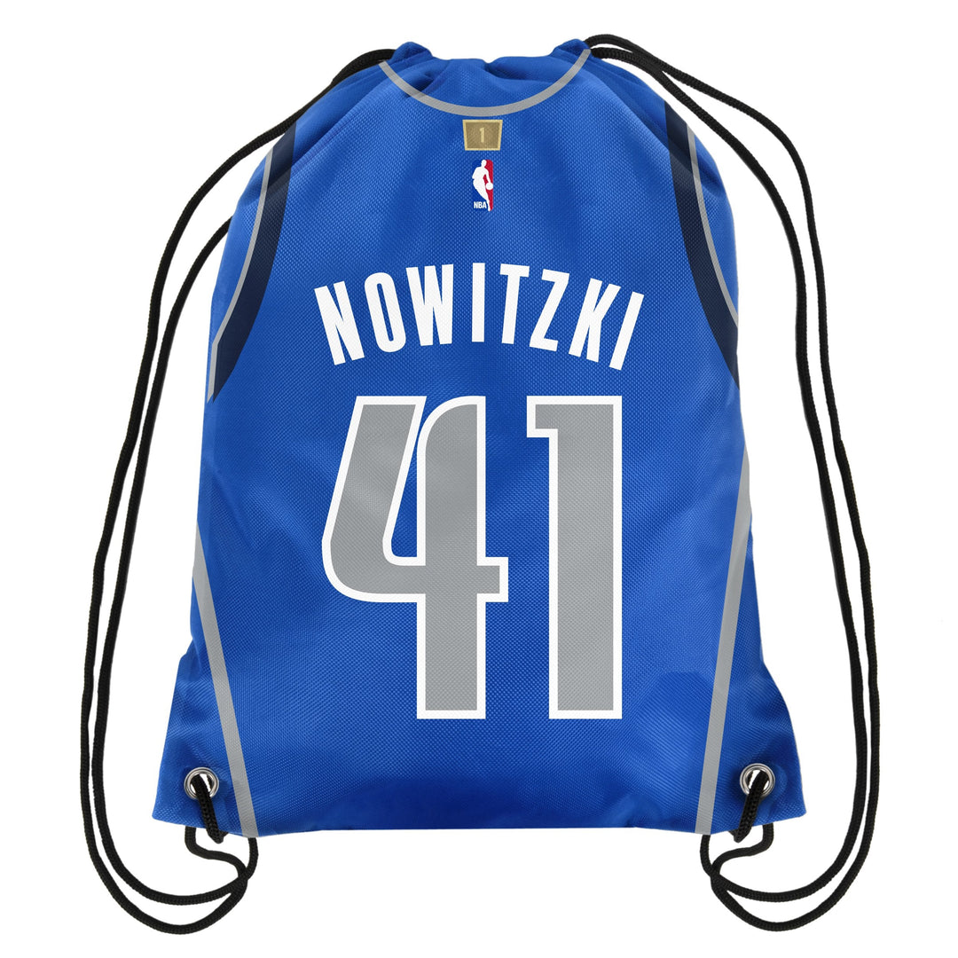 DALLAS MAVERICKS DIRK NOWITZKI DRAWSTRING BACKPACK - mavstest